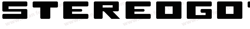 StereoGothic-950 Regular字体转换